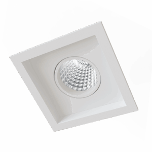 Luminária embutir micro borda 1xDicróica branco